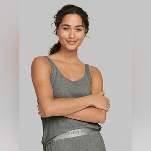 Tommy John Women's Second Skin Sleep Tank - Medium Heather Grey - Size S - NWT!